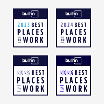 BuiltIn Best places to work graphic