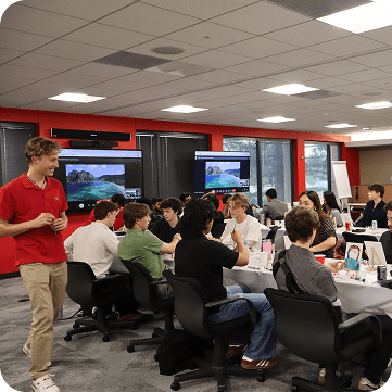 Team enjoying a work event