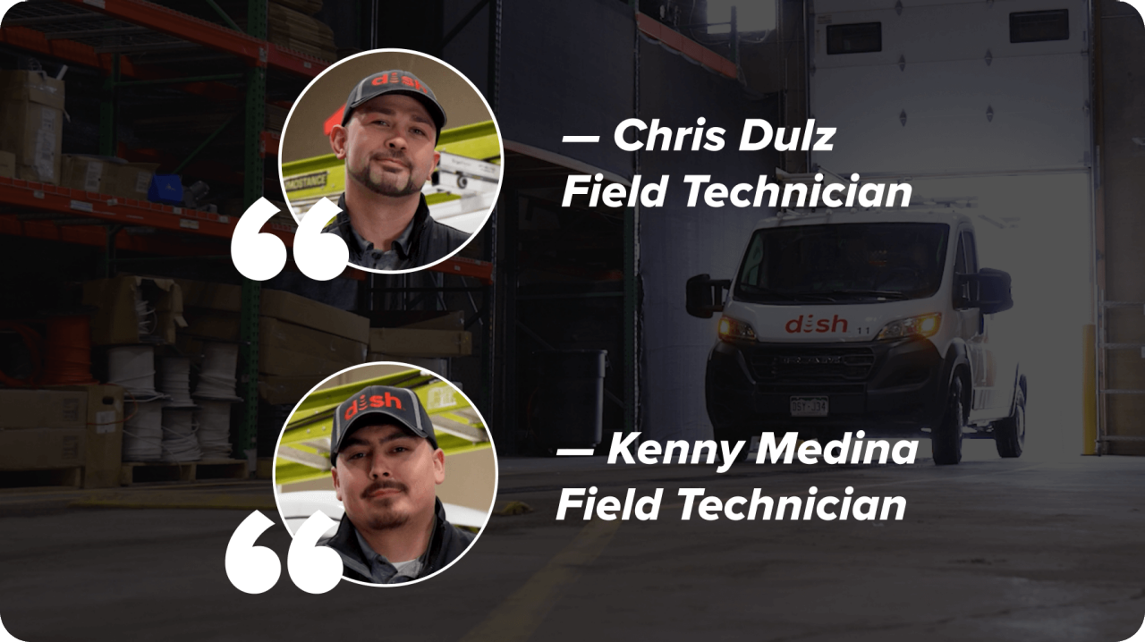 Mockup of two headshots and pull quotes from the authors