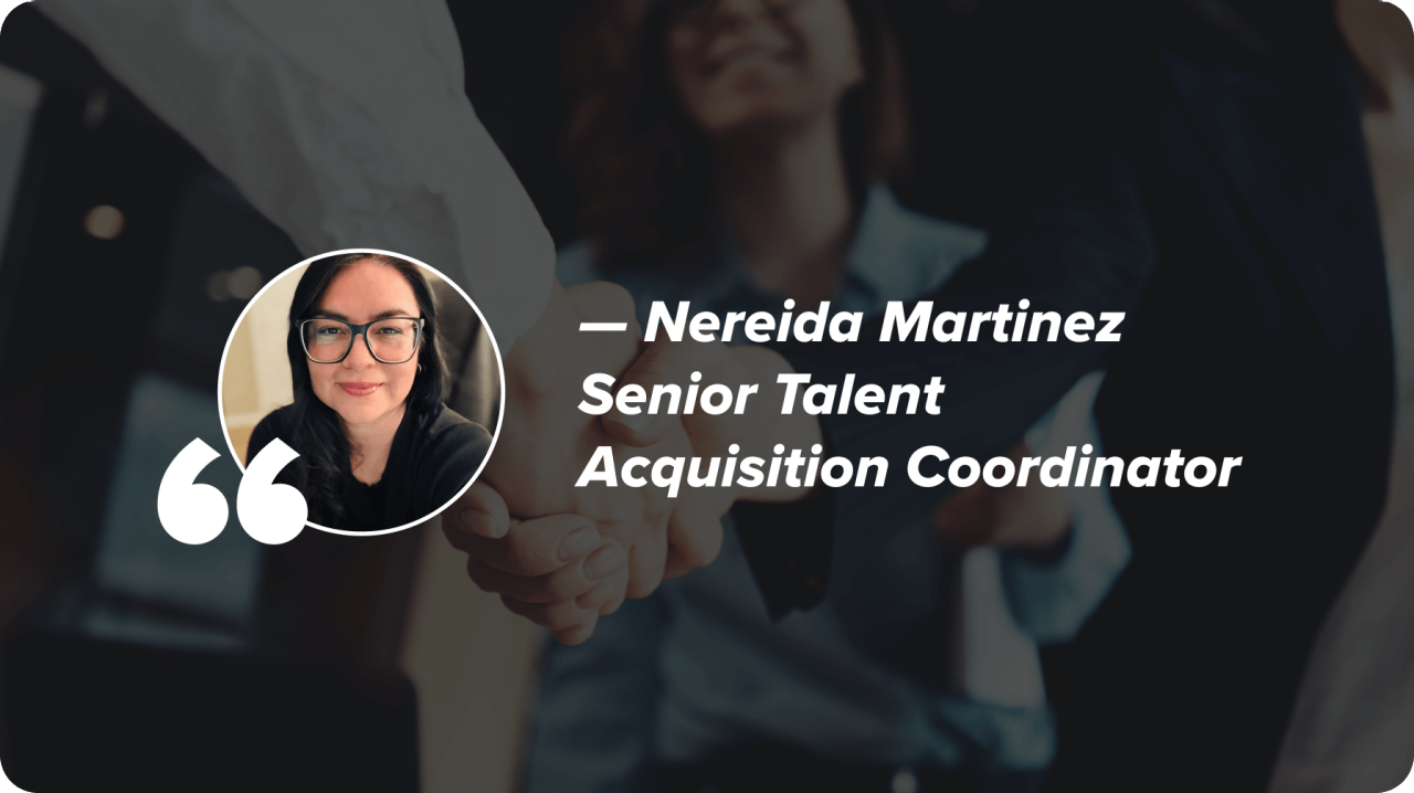 Mockup of headshot and pull quote from the author